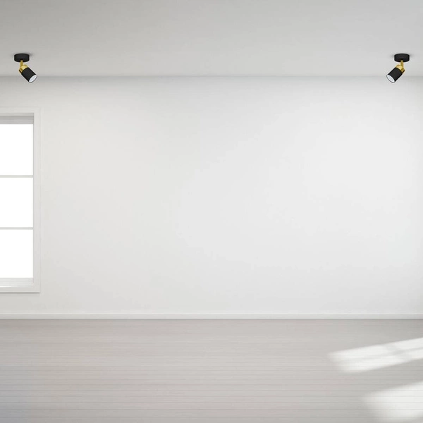 Kinkiet JOKER, MLP6123, czarny/złoty, 1x8W GU10