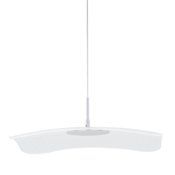 Lampa wisząca Blossom szer. 54cm 8W LED ciepła biel 3000K | chrom