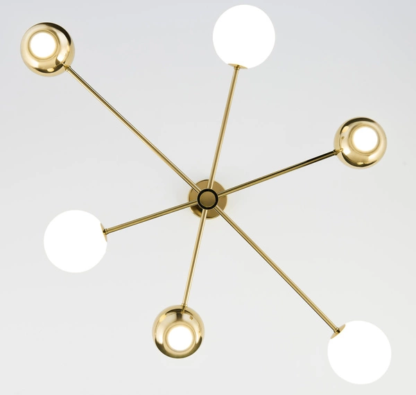 Nowoczesny Żyrandol MOKA wys. 47-69cm 3xG9 3xGU10
14W IP20 | Złoty