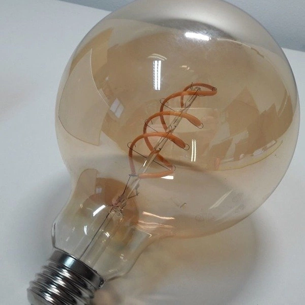 Żarówka FILAMENT LED E27 6W ciepła 2700K kula G125 spirala
