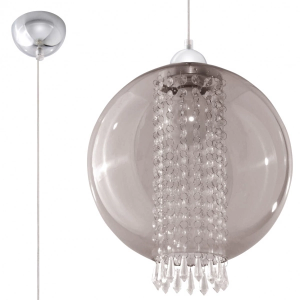 Lampa Wisząca CAMILLA  SL.0268 Grafit 1xE27