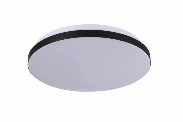 Plafon BABILON, czarny, okrągły mały, 18W LED, barwa neutralna 4000K