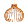Lampa wisząca ALFA LAVAYA DREWNIANA 1xE27 44cm | 60023