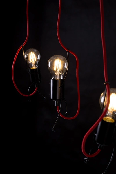 Lampa wisząca Emibig BOBI 3 Czarny 537/3