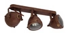 Lampa sufitowa FRODO 93-71088 3xGU10 rdzawa w rustykalnym stylu