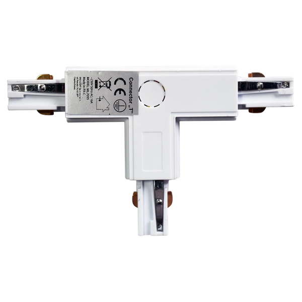 Łącznik szynoprzewodu 3-fazowego TRACK LIGHT typ: "T" UR, biały, ML7095