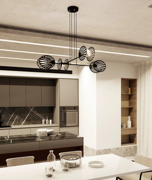 Lampa wisząca Emibig PLAYA 4 Czarny 1146/4