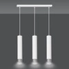 Lampa wisząca Emibig KIBO 3 WH/CHROME 641/3