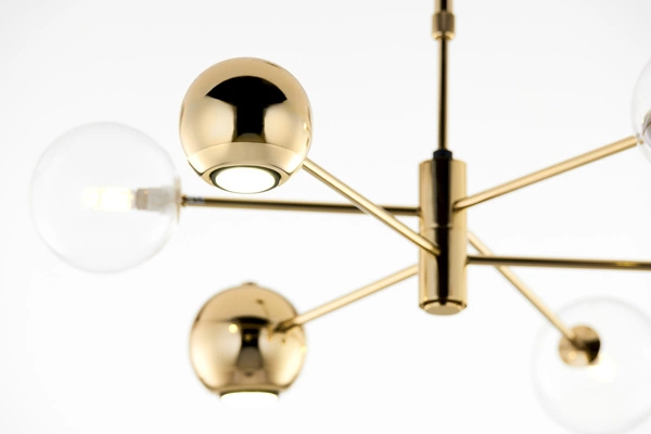 Nowoczesny Żyrandol MOKA wys. 47-69cm 3xG9 3xGU10
14W IP20 | Złoty