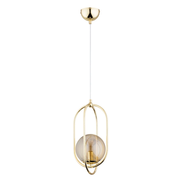 Lampa wisząca ALFA BINAR ZŁOTA 1xE14 19cm | 61253