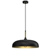 Lampa wisząca LINCOLN, MLP7898, 45 cm, czarny/złoty, 1x60W E27
