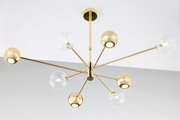 Nowoczesny Żyrandol MOKA wys. 47-69cm 4xG9 4xGU10
14W IP20 | Złoty