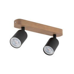Lampa sufitowa TOP WOOD 3291 2xGU10 czarna 3291