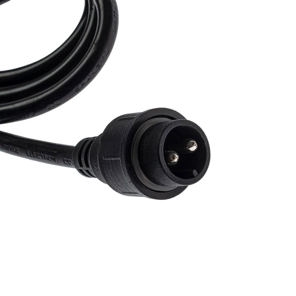 Girlanda EKO6918 10m bez żarówek E27 IP44 10 punktów | czarny