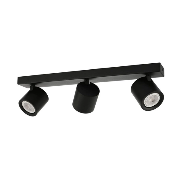 Reflektor sufitowy KARLOTA dł. 46cm 3xGU10 | czarny