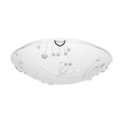 Lampa Sufitowa Maryland 1xLED Zintegrowana 1650lm 2700K 18W Chrom Metal/Biało-Przezroczyste Szkło 4374112
