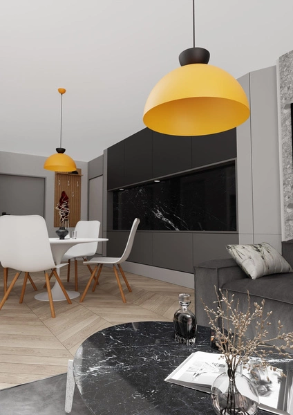 Lampa wisząca Emibig LUNARO 1L BL ORANGE 1474/1L