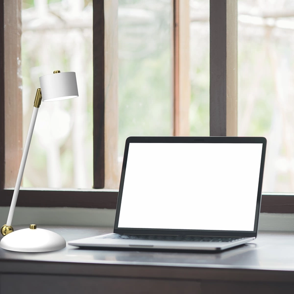 Lampka biurkowa ARENA, MLP7758, biały/złoty, 1x11W GX53