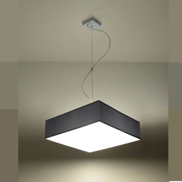 Lampa wisząca Sollux HORUS 35 Lampa PVC, Stal, szary 2 x 15W LED, SL.0131