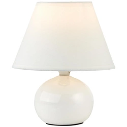 Lampa stojąca Brilliant Primo 1x40W E14 Biały Tekstylia/Ceramika