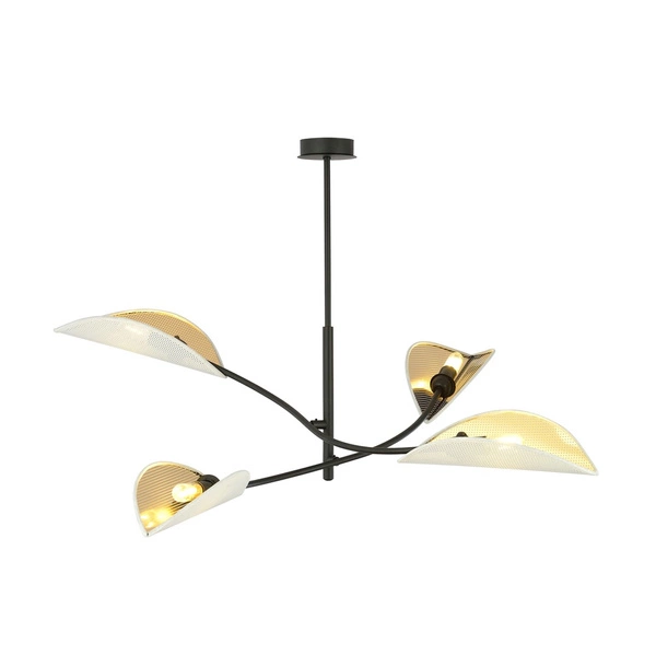 Lampa sufitowa Emibig LOTUS 4 Biały/GOLD 1107/4