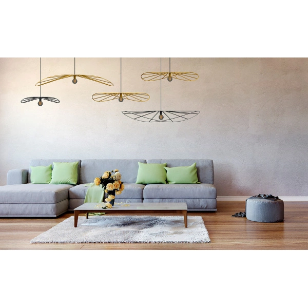 Lampa wisząca ESKOLA 140 TH.012CZ czarna 1xE27