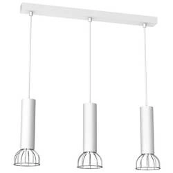 Lampa wisząca DANTE, MLP7366, biały/chrom, 3x8W LED GU10