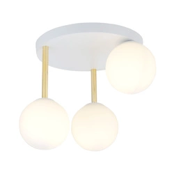Lampa sufitowa Emibig DOLCE 3 WH OPAL 1261/3