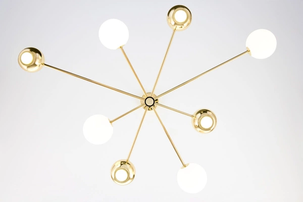 Nowoczesny Żyrandol MOKA wys. 47-69cm 4xG9 4xGU10
14W IP20 | Złoty