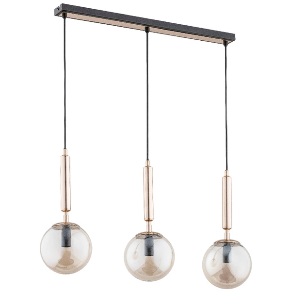 Lampa wisząca ALFA VOLDA PICOLO ZŁOTA 3xE14 15cm | 63067