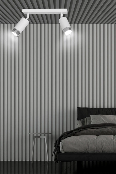 Lampa sufitowa Emibig HIRO 2 WH/CHROME 962/2