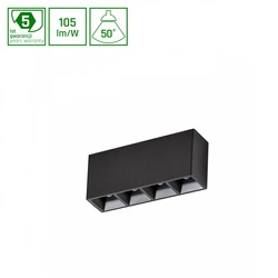 MINI16 ALLDAY INSPIRE ONE DARK LIGHT 50st CZARNY 940 10W 230V 160mm CZARNY