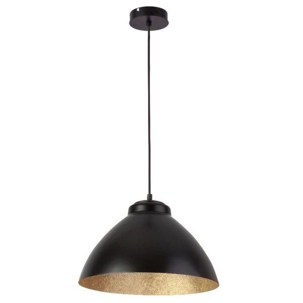 Lampa wisząca MILA czarno - złota 35cm