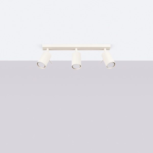 Plafon RING 3L beżowy