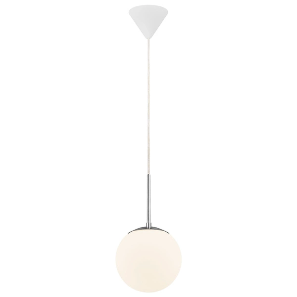 Lampa wisząca CAFE E27 15W Szkło | Biały opal