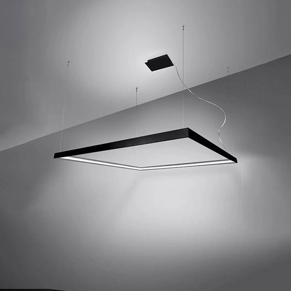 Lampa wisząca NELYA M, czarna, 50W LED, barwa neutralna 4000K, TH.151