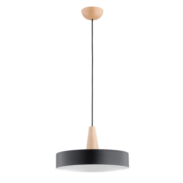 Lampa wisząca ALFA DAKOTA DREWNIANA 1xE27 34cm | 61263