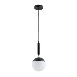 Lampa wisząca ALFA MARAKAS CZARNO-BIAŁA 1xE14 14cm | 60981
