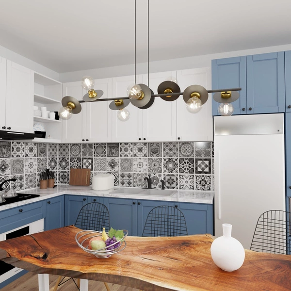 Lampa wisząca Emibig TOKEN 8 BL GOLD 1427/8