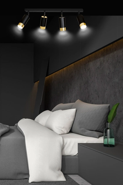 Lampa sufitowa Emibig HIRO 4 BL/GOLD 965/4