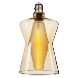 Żarówka Deco E27 2700K Biała ciepła Szkło | Bursztyn