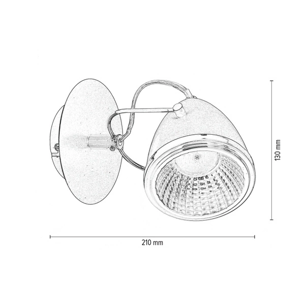 Lampa ścienna Oliver w zestawie 1xGU10 LED 5,5W Chrom Metal/Satynowy Metal 5109127