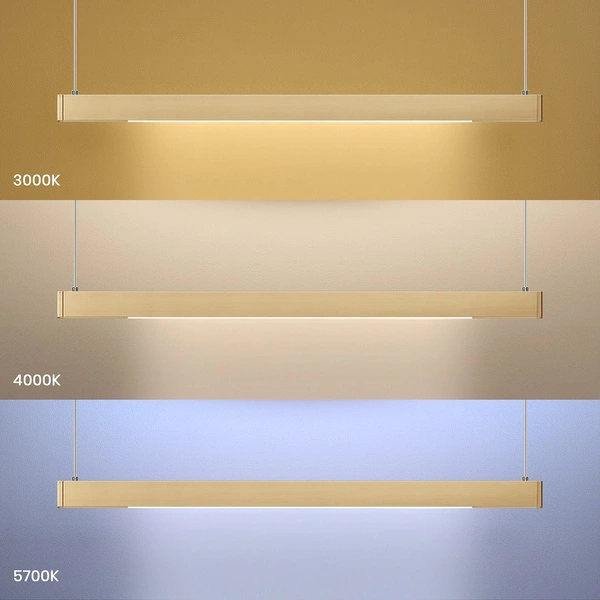 Lampa wisząca LINEA Gold 36W LED 3000K-4000K-5700K
