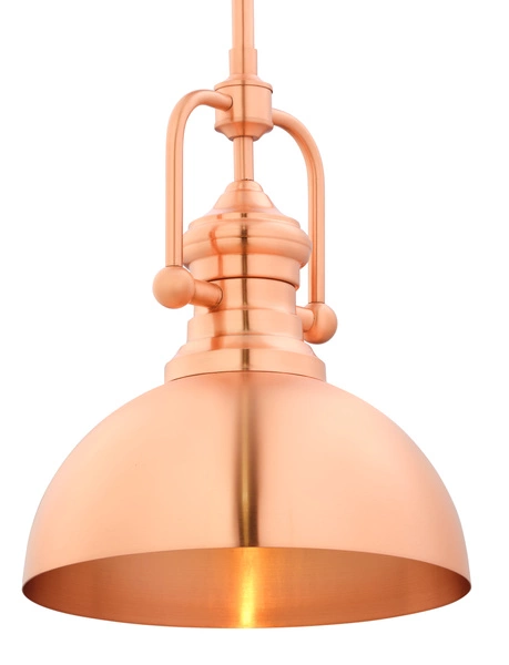 Loftowy Żyrandol PLATINO wys. 160cm 1xE27 15W IP20 | Miedziany