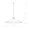Lampa loft wisząca GARRET M śr. 50cm 6444