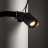 Punktowa lampa przenośna RUMI LED 7W 3000K 320lm dług.100cm wys.9cm IP54 24V | Czarny 11543