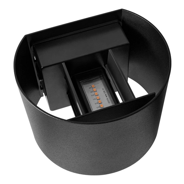 Kinkiet MILDA LED 3000K Biała ciepła Aluminium | Czarny