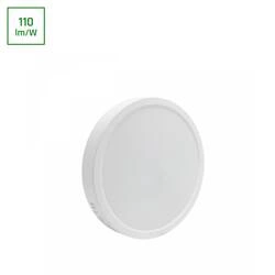 ALGINE NATYNK DOWNLIGHT 24W NW 230V 120st IP20 IK06 288x38mm BIAŁY okrągła
