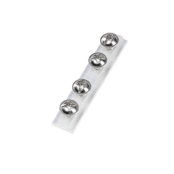 ALFA TRACK MAGNETIC EASYFIX STRAIGHT CONNECTOR BK