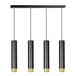 Lampa wisząca Emibig KIBO 4 BL/GOLD 644/4